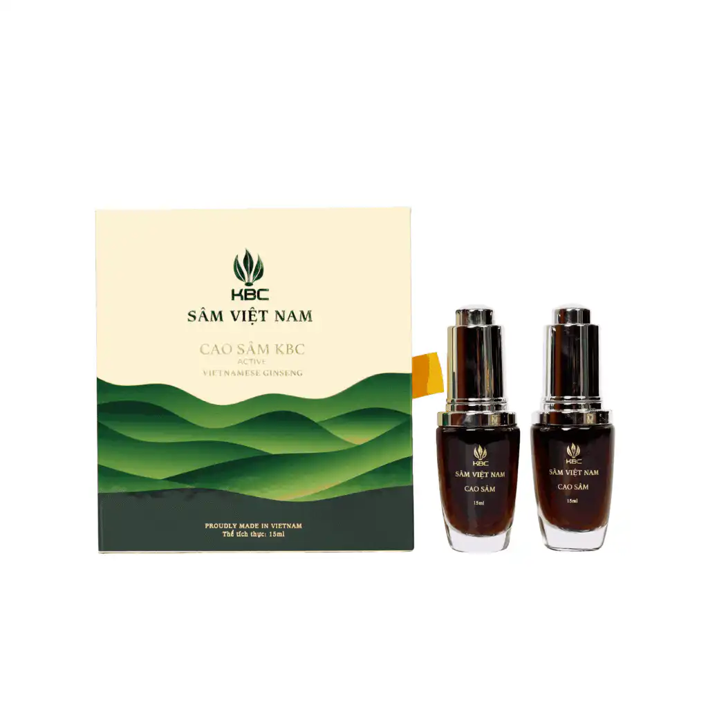Cao Sâm Việt Nam KBC Active 15ml (Bộ 2 lọ)